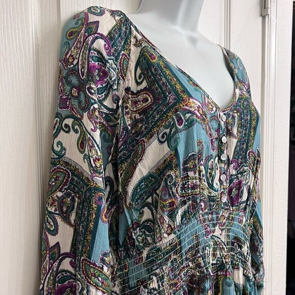 NWT Kate and Sam Paisley dress size XL - Picture 9 of 9